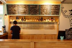 Mikkeller Bar - View of Craft Beer Draft Taps and Menu Board